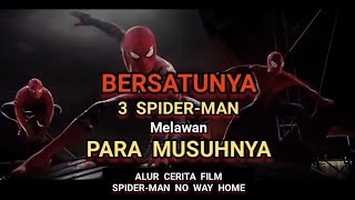 AWAL KISAH FILM BERSATUNYA 3 SPIDER-MAN MELAWAN PARA MUSUHNYA | FILM SPIDER-MAN NO WAY HOME #film