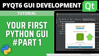 PyQt6 Tutorial - Making Your First GUI #01 - How To Install PyQT6