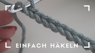 Super einfache Kordel häkeln