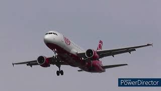 Throwback! Niki Airbus A320-214 OE-LEX Final Approach at Berlin Airport 🤧