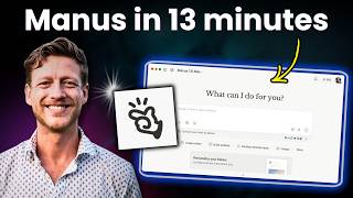 Manus AI explained simply in 13 minutes (setup & use cases)