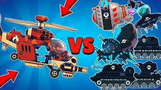 NEW LEGENDARY HELICOPTER STALKER VS ALL BOSSES in Hills of Steel! Tank Boss Battle