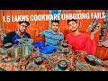 Unboxing 1.5 lakhs worth cookware after 8 years fails in tamil || AMC Cookware || cookware unboxing