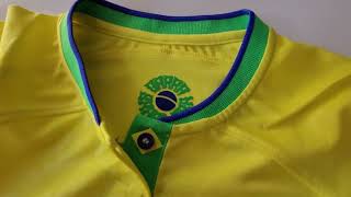 Camisa Nike Brasil I 2022/23 Torcedora Pro Feminina | ブラジルサッカーのTシャツ