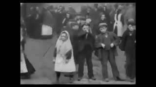 British people in 1901. Old footage of Britain over 100 years ago.