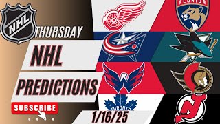 NHL Picks \u0026 Predictions Today 1/16/25 | NHL Picks Today 1/16/25 | Best NHL Bets