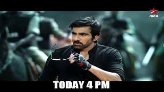 #StayHomeStaySafe and Enjoy watching #RaviTeja's #TouchChesiChudu at 4 PM