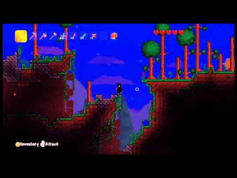 Terraria Lets Play Ep 2: How To Make Wooden Walls Terraria Lets Play Ep 2: How To Make Wooden Walls
