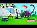 How to get Dinosaurs in Creative! (Main Island Items) Season 8 Glitch