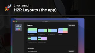 H2R Layouts (the app) 🚀 LIVE LAUNCH