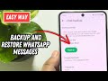 How To Backup And Restore Whatsapp Messages on Android 2026 | Full Guide