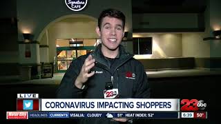 Early-morning shoppers at Vons beat the rush on Sunday