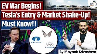 Why is the Indian Auto Sector Falling After Tesla's Entry? | Stock Market Fall Today Latest Update