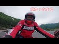 飛騨荘川5連水車 蕎麦の里へソロツーリング gsx1100s katana 荘川蕎麦の里＃5連水車