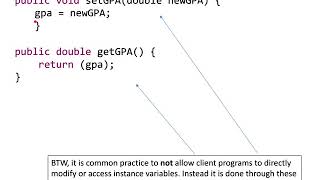 Vanderbilt CS1101 Lecture 11.3 Objects con't, toString, constructors, overloading, encapsulation
