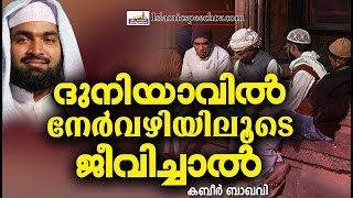 ദുനിയാവിൽ നേർവഴിയിലൂടെ ജീവിച്ചാൽ || SUPER ISLAMIC SPEECH IN MALAYALAM 2018 | KABEER BAQAVI NEW