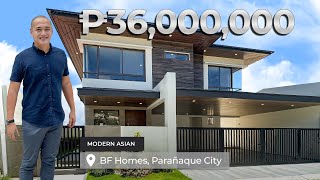 House Tour 186 | Modern Asian Home for sale in BF Homes, Paranaque City