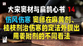 扶陽之祖  大宋竇材與扁鵲心書14 傷風傷寒 竇師在麻黃劑、桂枝劑治傷寒的定法外提出用薑附劑的不同看丨樂道中醫 聞書院 有聲書 林大棟丨乐道中医 闻书院 有声书 林大栋