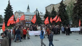 На акції 1 травня у Житомирі сталася штовханина між депутатом-свободівцем та мітингарем