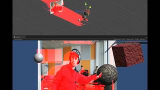 Kinectv2 live depth map to mask & color + unity 5.2