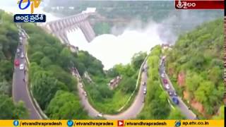 Watch Beautiful Drone Visuals of Srisailam Dam | After 3 years Dam Filled with Flood water