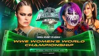 WWE 2K24 WRESTLEMANIA 40 RONDA ROUSEY VS ASUKA - WWE WOMEN’S WORLD CHAMPIONSHIP