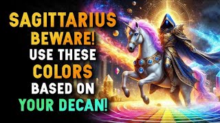 ♐ Discover Sagittarius Lucky Colors Based on Decan to Unlock Wealth & Success