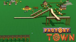 Factory Town - 頂いたコメントを参考に物流を知ろう(自動化街づくりシム)【実況】