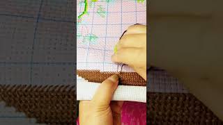 cross stitch  十字繡    手工  純手工刺繡  孔雀  孔雀裝飾畫  抖