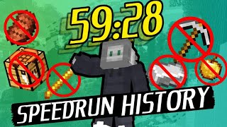 The Minecraft Minimum Advancements Record is INSANE