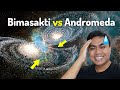 Aku iseng nabrakin dua galaksi... (Galaksi Bimasakti vs Andromeda)