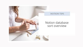 Notion database sorting overview