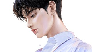 Drawing ASTRO ''CHA EUN-WOO'ㅣ아스트로 차은우 그리기ㅣclipstudio ㅣ갤탭그리기