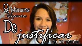 9 Maneras De Justificar Respuestas De Examen | SHELSORADO