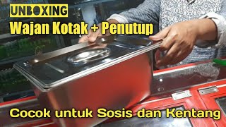 Wajan Kotak untuk Sosis dan Kentang Goreng