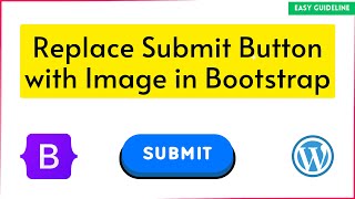 Replace Submit Button With Image in Bootstrap