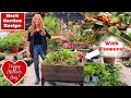 Beautiful Herb Garden Recipe with Flowers | Ergonomic Garden for Mom | Raised Container//Garden Farm