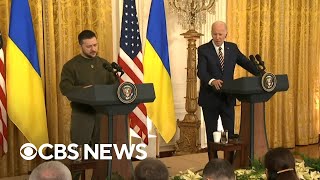Biden and Zelenskyy hold joint news conference on war in Ukraine | Special Report