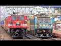 130 Kmph Vande Bharat & Shatabdi Exp crossing Metal bridge| WAP-7 & WAP-4 with Premium SER Trains