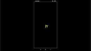 Making write a python word using python turtle graphics | Amazing_coder #shorts