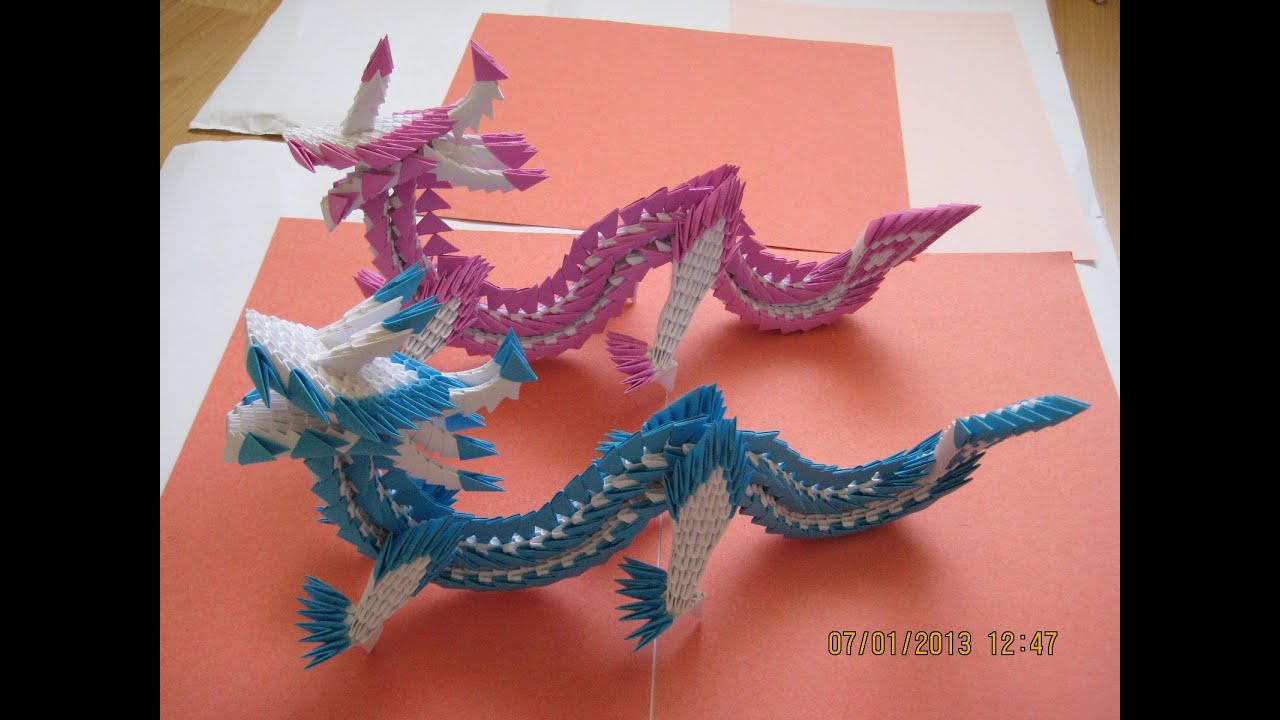 Origami Instructions For Dragon Head