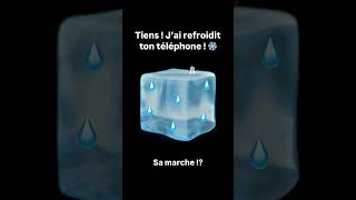 Technique pour refroidir ton téléphone facilement ! #tutoriel #smartphone #iphone #technique #astuce