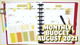 AUGUST MONTHLY BUDGET w/ ME: Extra Extra Student Loan Payments | Estimated Numbers  (August 2021)