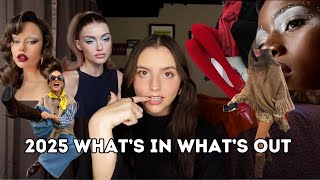 2025 FASHION AND BEAUTY TRENDS ❤️ what's in, what's out ✨