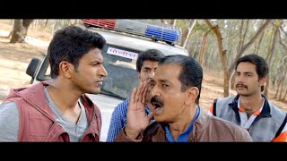 Puneeth Rajkumar Fires on Senior Police Officer | Avinash | Best Scene | Power Kannada Movie