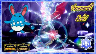 ✨Azumarill SOLO 5 Star Shiny Rayquaza Raid! - Pokémon Scarlet \u0026 Violet✨