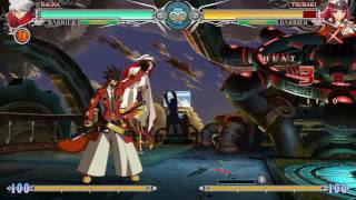 【BBCF】 - Ragna meterless+damage optimized fullscreen carry route