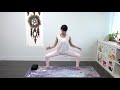 開髖大字馬練習 yoga hip opening upavistha konasana flow with katie