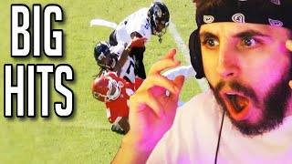 British Guy's Reaction to NFL BIGGEST HITS 2022 - 2023