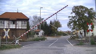 Spoorwegovergang Prödel (D) // Railroad crossing // Bahnübergang